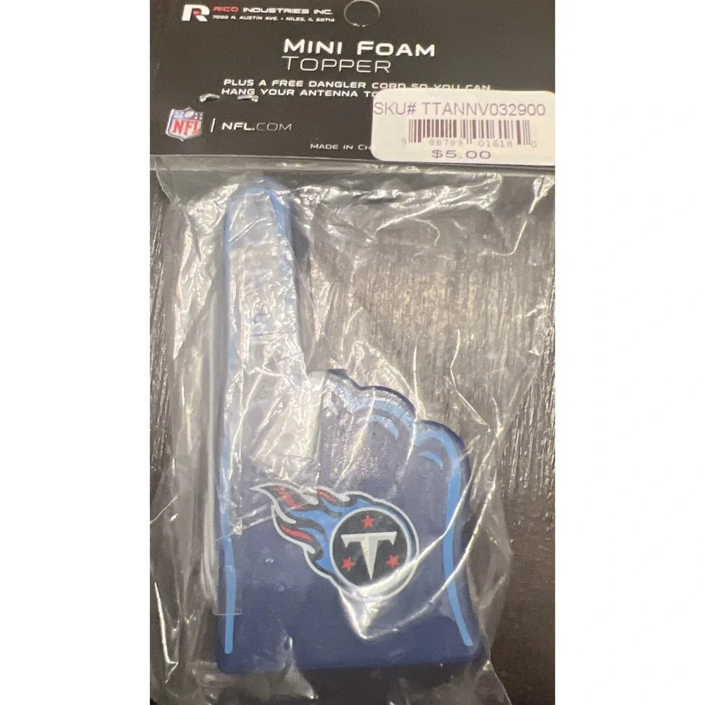 Marcus Mariota Mini Bundle Tennessee Titans Hallmark Ornament‎ Fan Finger Helmet
